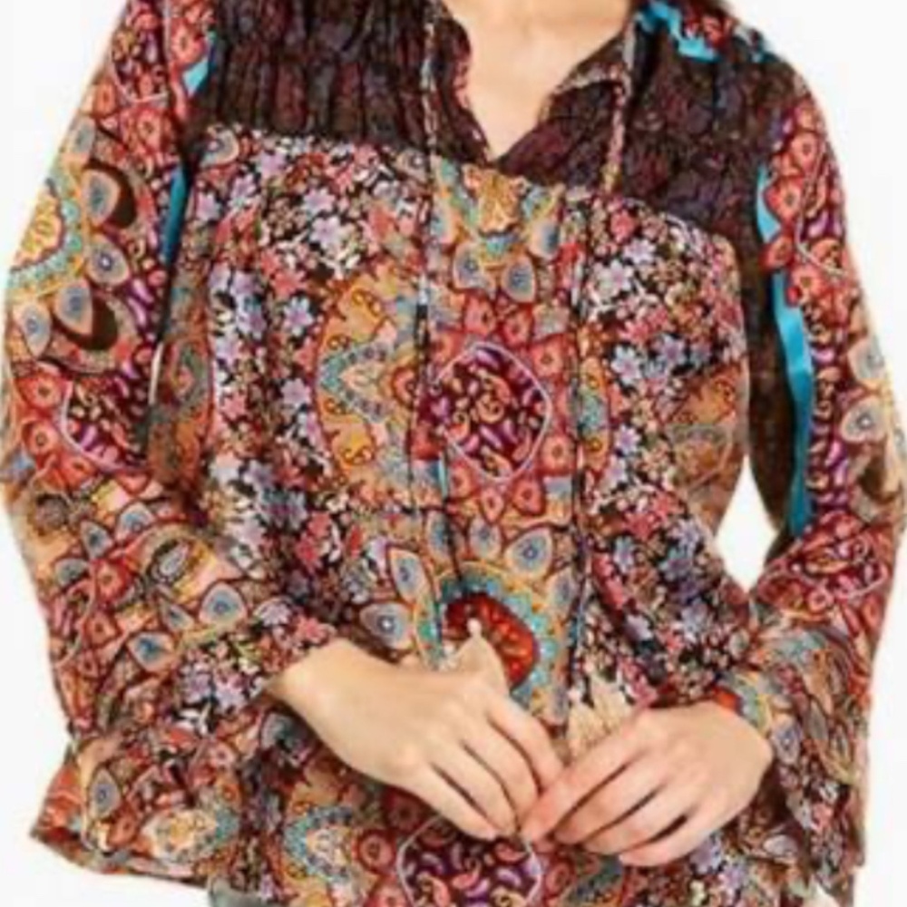 New With Tags Johnny Was Mandala Margot Blouse